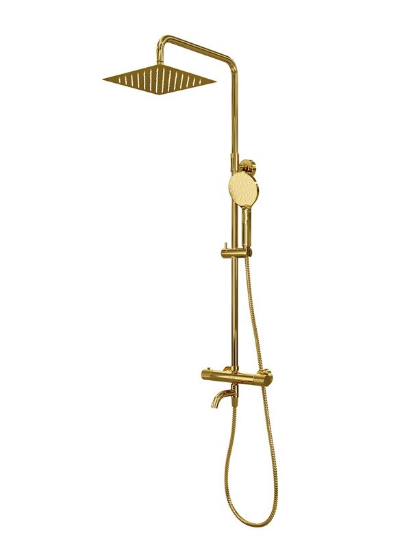 Изображение товара Душевая система WasserKRAFT A188.256.348.PG Thermo с PVD покрытием золото Изображение товара Душевая система WasserKRAFT A188.256.348.PG Thermo с PVD покрытием золото