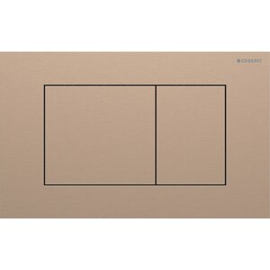 Изображение товара Клавиша Geberit Sigma Type 40, 115.629.QB.1, нержевеющая сталь, механическая, цвет красное золото матовое