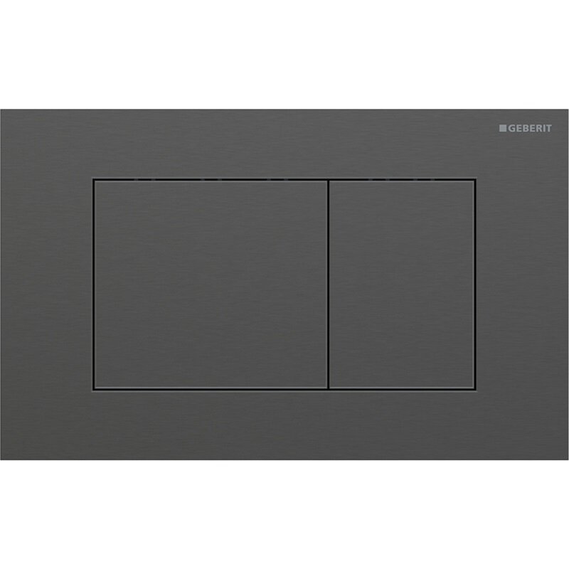 Изображение товара Клавиша Geberit Sigma Type 40, нержавеющая сталь, черный хром матовый