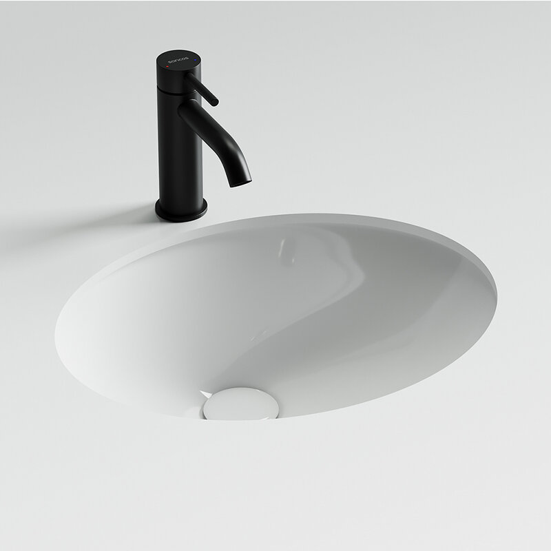 Изображение товара Раковина Ceramicanova Era CN15005, 46.5 см, сантехфарфор, белый Изображение товара Раковина Ceramicanova Era CN15005, 46.5 см, сантехфарфор, белый