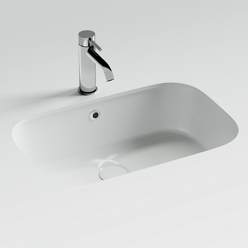 Изображение товара Раковина Ceramicanova Era CN15006 57 см с переливом, белая, итальянский дизайн Изображение товара Раковина Ceramicanova Era CN15006 57 см с переливом, белая, итальянский дизайн