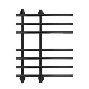 Изображение товара Полотенцесушитель электрический Energy Galaxy EETR00GLX08060R905M, 80 х 60, ширина 60 см, высота 80 см, управление слева, черный матовый
