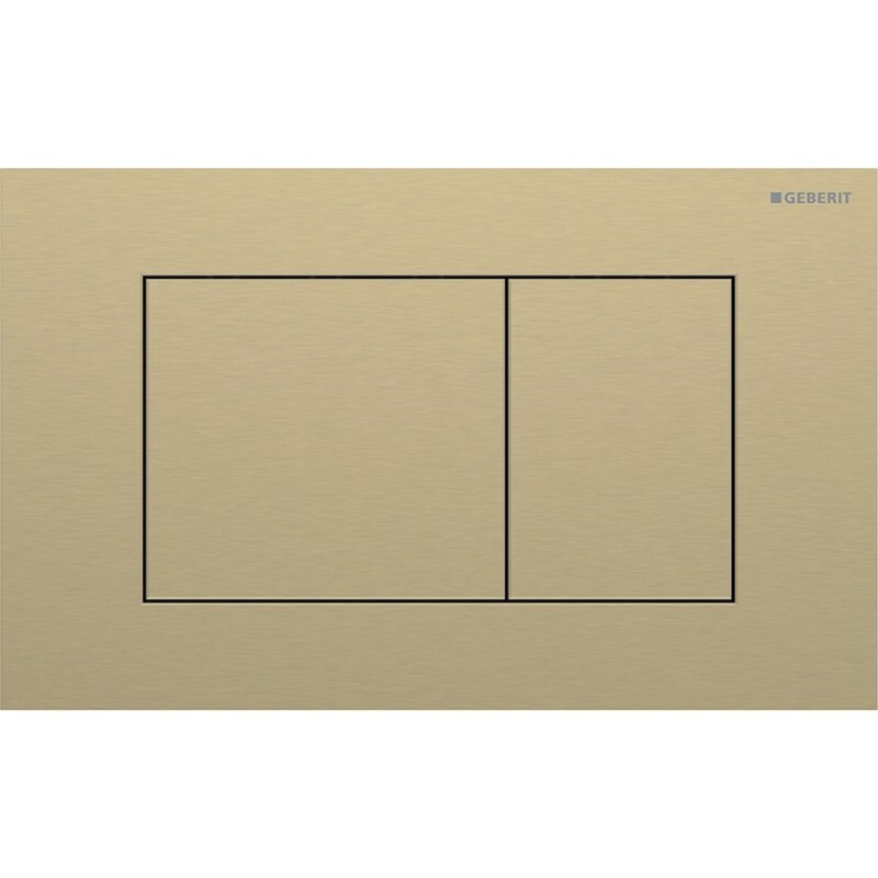 Изображение товара Клавиша Geberit Sigma Type 40 - Нержавеющая сталь, Латунь матовая