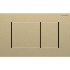 Изображение товара Клавиша Geberit Sigma Type 40 - Нержавеющая сталь, Латунь матовая