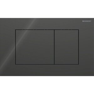 Изображение товара Клавиша смыва Geberit Sigma 40, 115.629.SJ.1, механическая, стекло, цвет черный