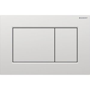 Изображение товара Клавиша смыва Geberit Sigma 01, 115.660.JQ.1, механическая, пластик, цвет хром матовый