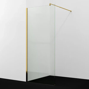 Изображение товара Душевая стенка WasserKraft Rur 30W40PG, 120 см, стекло прозрачное, глянцевое золото