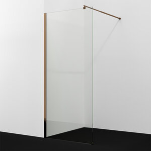 Изображение товара Душевая стенка WasserKraft Rur 30W46RG 110 см без дверей стекло прозрачное профиль розовое золото