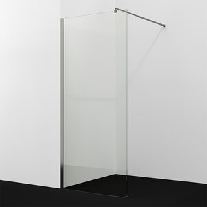 Изображение товара Душевая стенка WasserKraft Rur 30W39GR, 90 см, свободный вход, стекло прозрачное, профиль графит