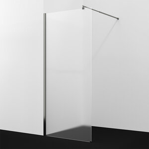 Изображение товара Душевая стенка WasserKraft Rur 30W40GR-MG, 120 см, свободный вход, стекло матовое, профиль графит