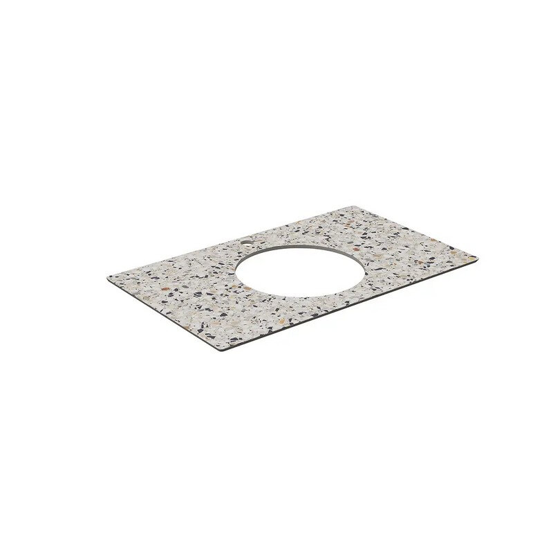 Изображение товара Столешница Kerama Marazzi Plaza Modern KM6012G0471RP80Ic2 80 см белый натуральный