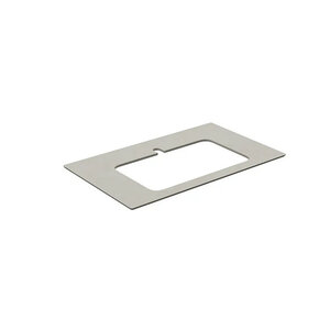 Изображение товара Столешница Kerama Marazzi Plaza Modern KM6012G0501RP80Ir2, 80 см, цвет серый светлый натуральный