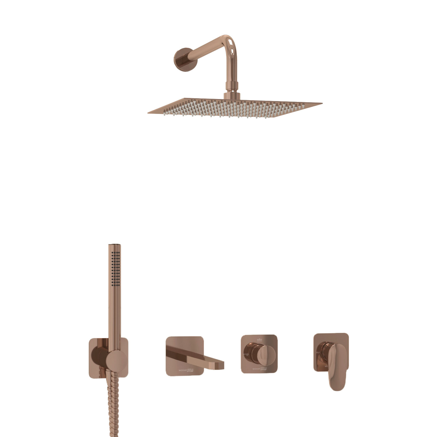 Изображение товара Душевая система WasserKRAFT Asphe A7751.288.289.338.329.290.292.291 розовое золото Изображение товара Душевая система WasserKRAFT Asphe A7751.288.289.338.329.290.292.291 розовое золото