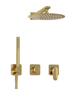 Изображение товара Душевая система WasserKRAFT Neckar A2151.277.183.208.280.197.281 золото PVD