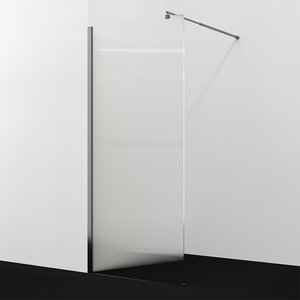 Изображение товара Душевая стенка WasserKraft Rur 30W39GR-FL, 90 см, свободный вход, стекло рифленое, профиль графит