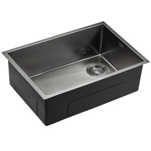 Изображение товара Кухонная мойка из нержавеющей стали Emar EMB-660(UN) PVD Dark, 66 см