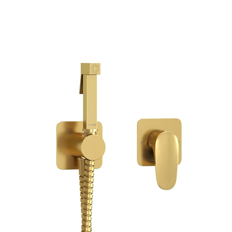 Изображение товара Гигиенический душ Wasserkraft Havel A3651.285.237.213 с PVD покрытием и смесителем