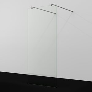 Изображение товара Душевая стенка WasserKraft Vechte 60W40GR, 120 см, свободный вход, стекло прозрачное, профиль графит