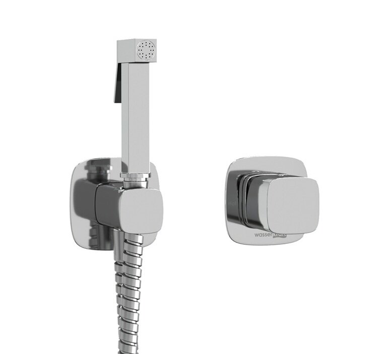Изображение товара Гигиенический душ WasserKRAFT Naab A8651.326.057.136, со смесителем, хром Изображение товара Гигиенический душ WasserKRAFT Naab A8651.326.057.136, со смесителем, хром