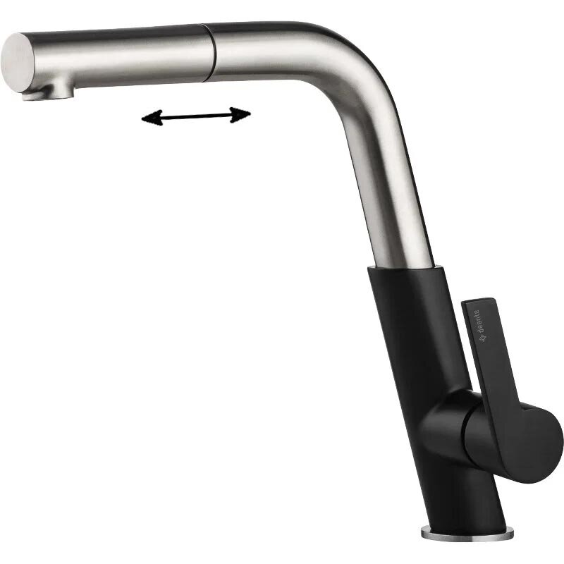 Изображение товара Смеситель для кухонной мойки Deante Silia BQS_B730 с выдвижным изливом