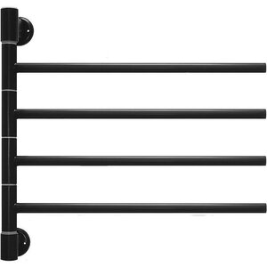 Изображение товара Полотенцесушитель электрический Energy I chrome G4K EETR00IG400000R905M, ширина 55 см, высота 54 см, управление справа, цвет черный матовый