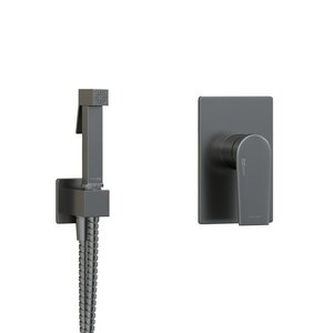 Изображение товара Гигиенический душ WasserKRAFT Wiese A8451.186.239.215, со смесителем, PVD оружейная сталь