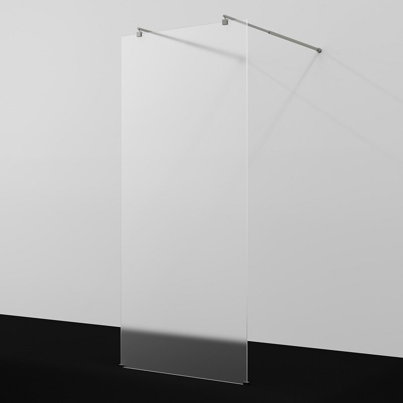 Изображение товара Душевая стенка WasserKraft Vechte 60W44BN-MG 100 см без дверей матовое стекло никель