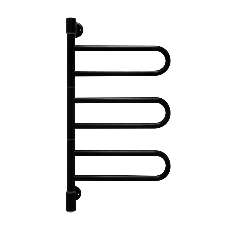 Изображение товара Электрический полотенцесушитель Energy U chrome G3K в черном матовом цвете