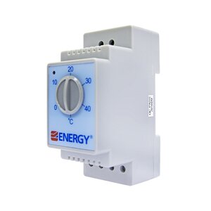 Изображение товара Терморегулятор для теплого пола Energy TK 05 ETRM0TK050000000000, на DIN-рейку, (электромеханический) с датчиком