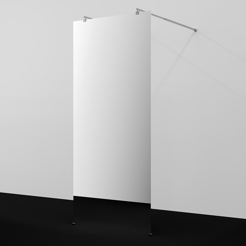 Изображение товара Душевая стенка WasserKraft Vechte 60W39-MR 90 см зеркало хром Германия