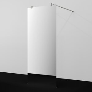 Изображение товара Душевая стенка WasserKraft Vechte 60W44BN-MR, 100 см, свободный вход, стекло зеркальное, никель