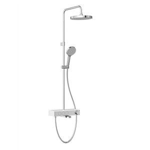 Изображение товара Душевая система Vitra Core Round A47309EXP термостатическая хром настенная