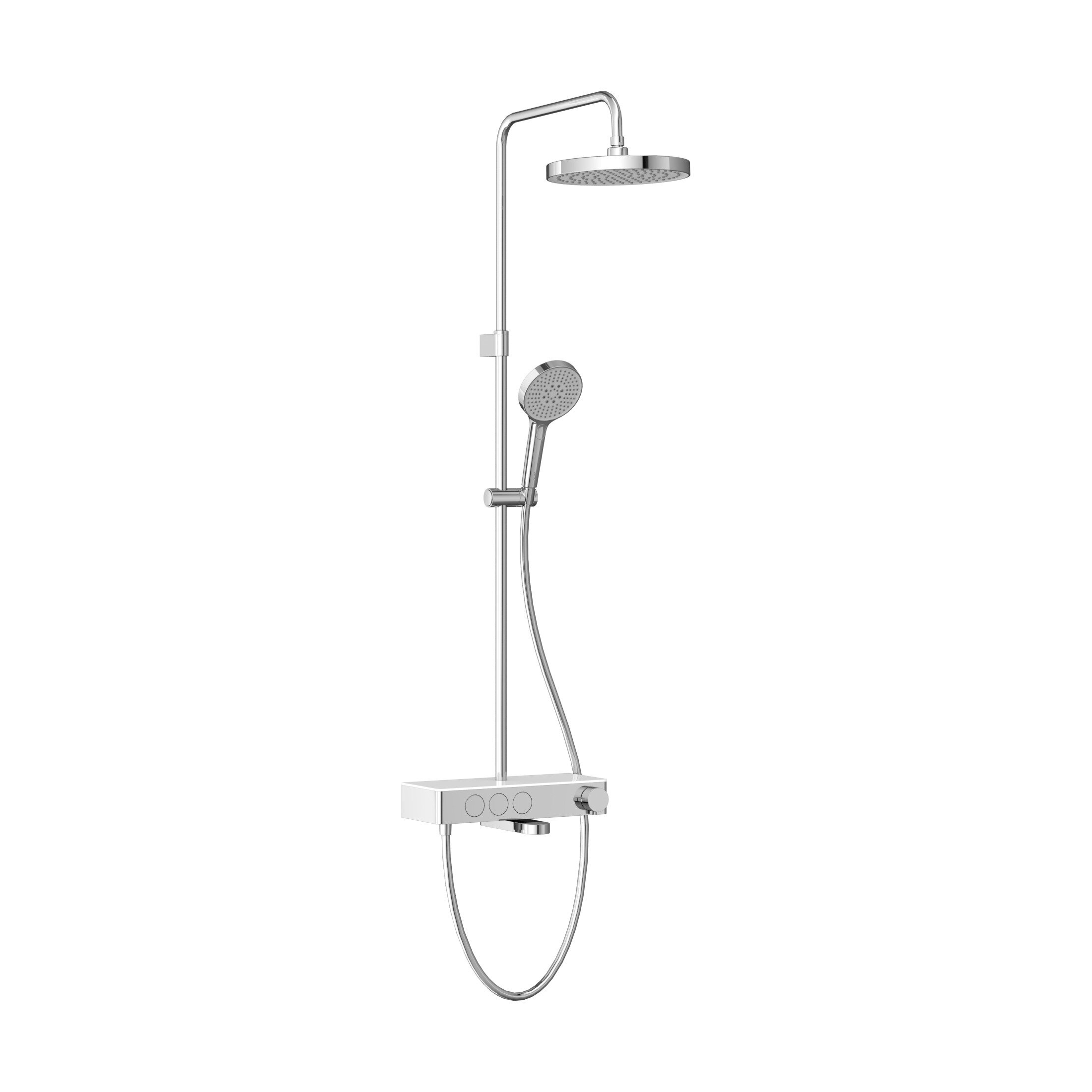 Изображение товара Душевая система VitrA Core Round A47309EXP, термостатическая, хром Изображение товара Душевая система VitrA Core Round A47309EXP, термостатическая, хром
