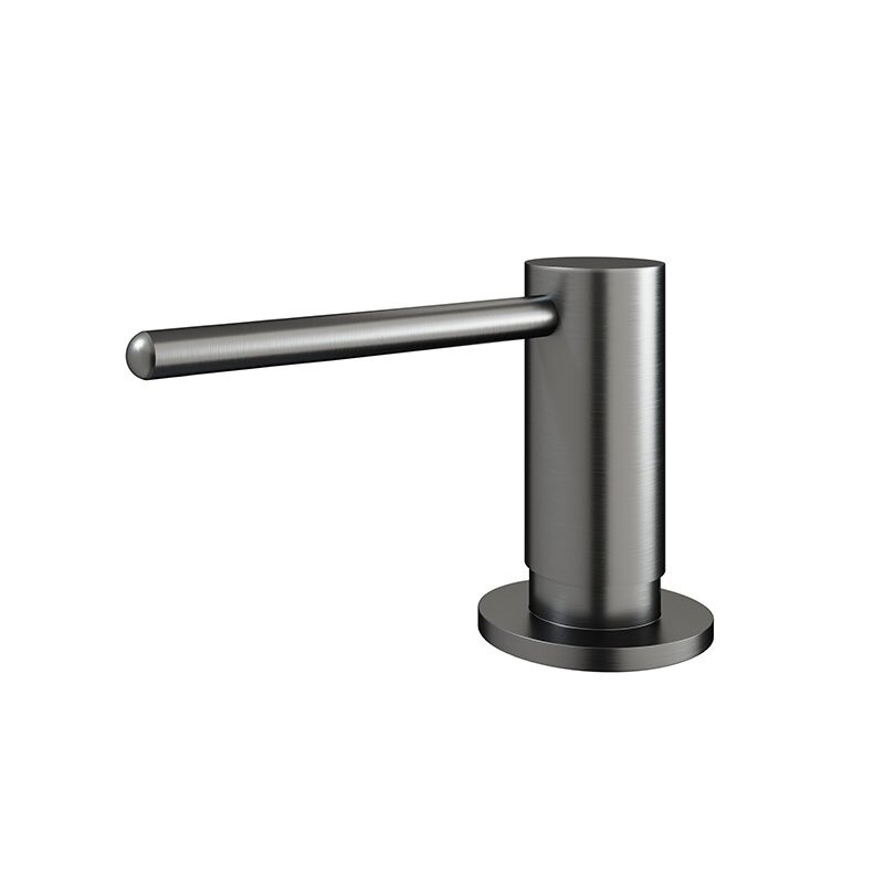 Изображение товара Встраиваемый дозатор для моющего средства Emar ЕД-405D.PVD Dark с гибкой трубкой 100 см