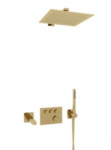 Изображение товара Душевая система WasserKRAFT Sauer A7158.183.261.280.197.281.187 Thermo PVD золото