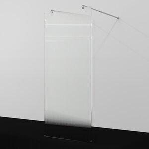 Изображение товара Душевая стенка WasserKraft Vechte 60W39-FL, 90 см, свободный вход, стекло рифлёное, профиль хром