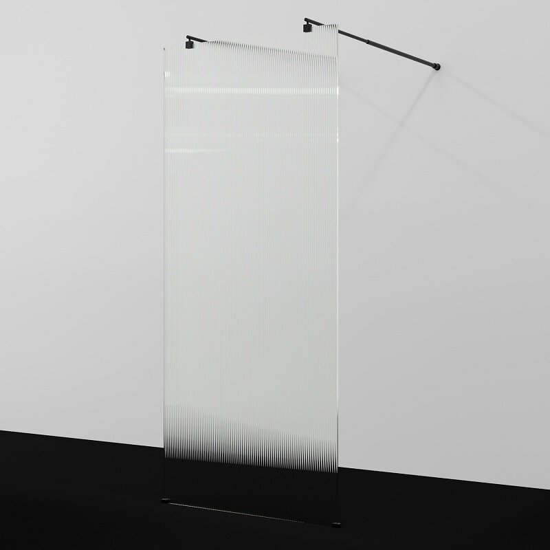 Изображение товара Душевая стенка WasserKraft Vechte 60W40MB-FL, 120 см, черный матовый