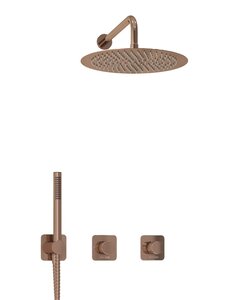 Изображение товара Душевая система WasserKRAFT Paar A8851.309.338.330.290.292.291, PVD розовое золото 