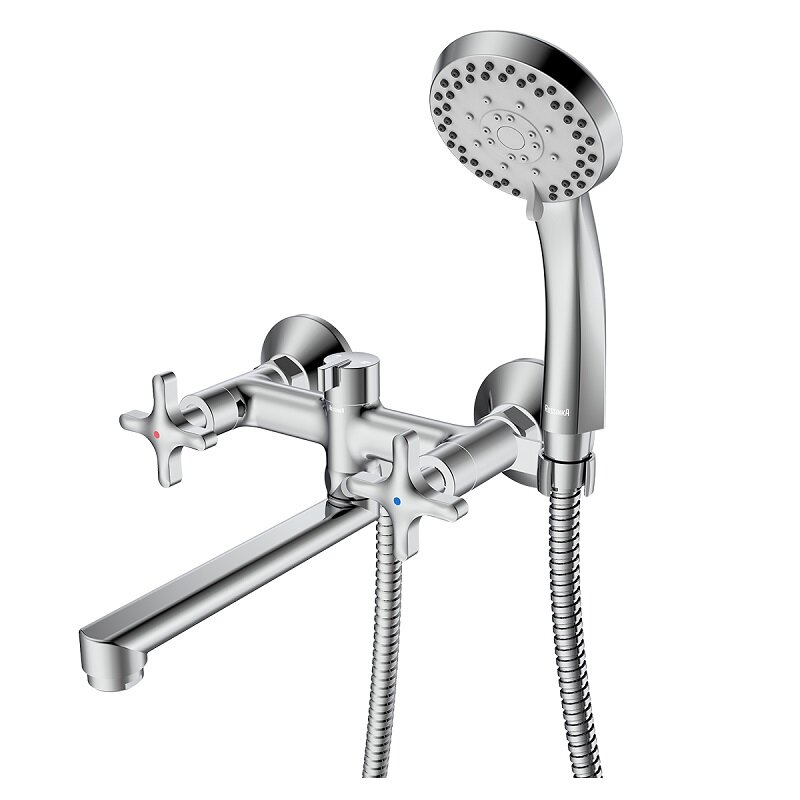 Изображение товара Смеситель для ванны и душа Rossinka RS39-85 хром с комплектом