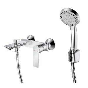 Изображение товара Смеситель для ванны и душа Rossinka RS27-29, с душевым гарнитуром, хром