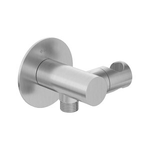 Изображение товара Шланговое подсоединение Deante Silia NQS_F57K, с держателем лейки, PVD сталь брашированная