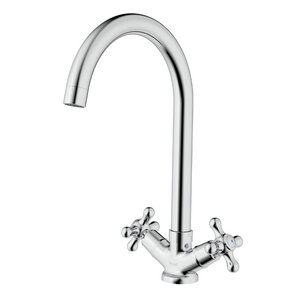 Изображение товара Смеситель для кухонной мойки Rossinka H02-76, хром