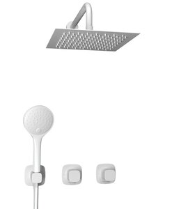 Изображение товара Душевая система WasserKRAFT Saale белая матовая A9551.266.146.254.328.156.155