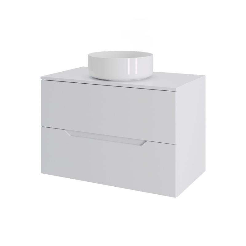 Изображение товара Тумба с раковиной Orange Line, Li-70TuwMDF+B09-360W, 70 см, подвесная, белая матовая Изображение товара Тумба с раковиной Orange Line, Li-70TuwMDF+B09-360W, 70 см, подвесная, белая матовая