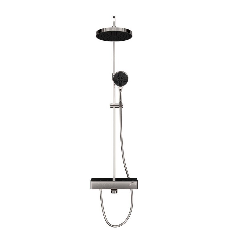 Изображение товара Душевая система VitrA Core Round A4730934EXP термостатическая с PVD покрытием и никелем