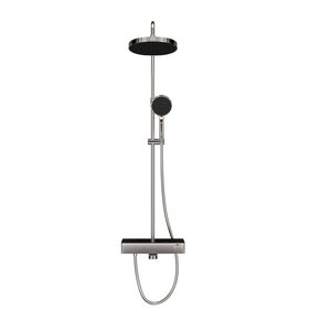 Изображение товара Душевая система Vitra Core Round A4730934EXP, термостатическая, PVD-покрытие, брашированный никель