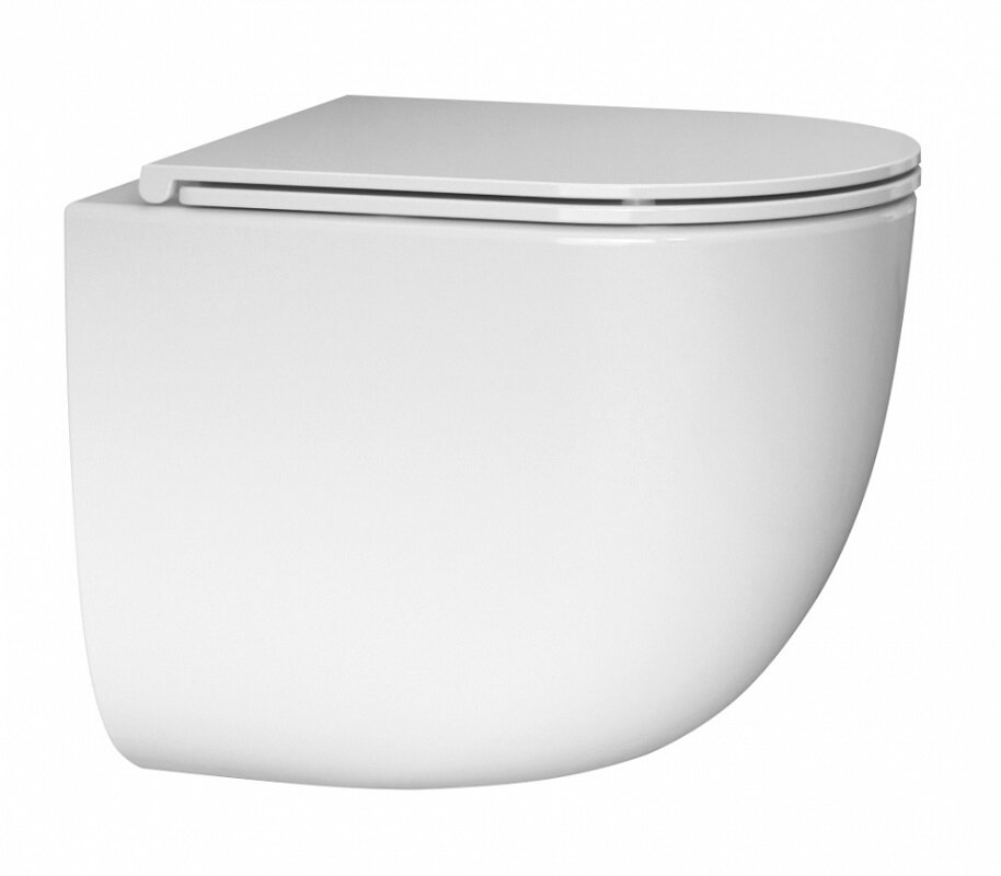 Изображение товара Подвесной безободковый унитаз Abber Bequem AC1132TC с системой Торнадо