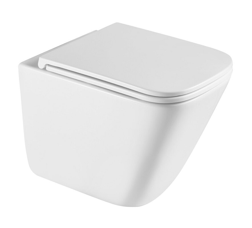 Изображение товара Подвесной унитаз Abber Rechteck AC1219TC безободковый смыв Торнадо