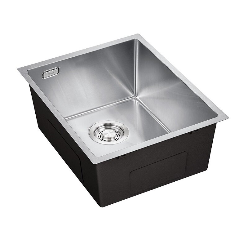 Изображение товара Кухонная мойка из нержавеющей стали с PVD покрытием 38 см Emar EMB-130 PVD Nano Satine