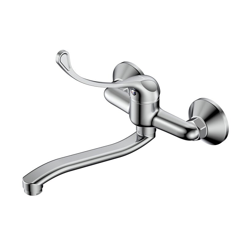 Изображение товара Смеситель для кухонной мойки Rossinka Y35-24 с повортным изливом и хромом